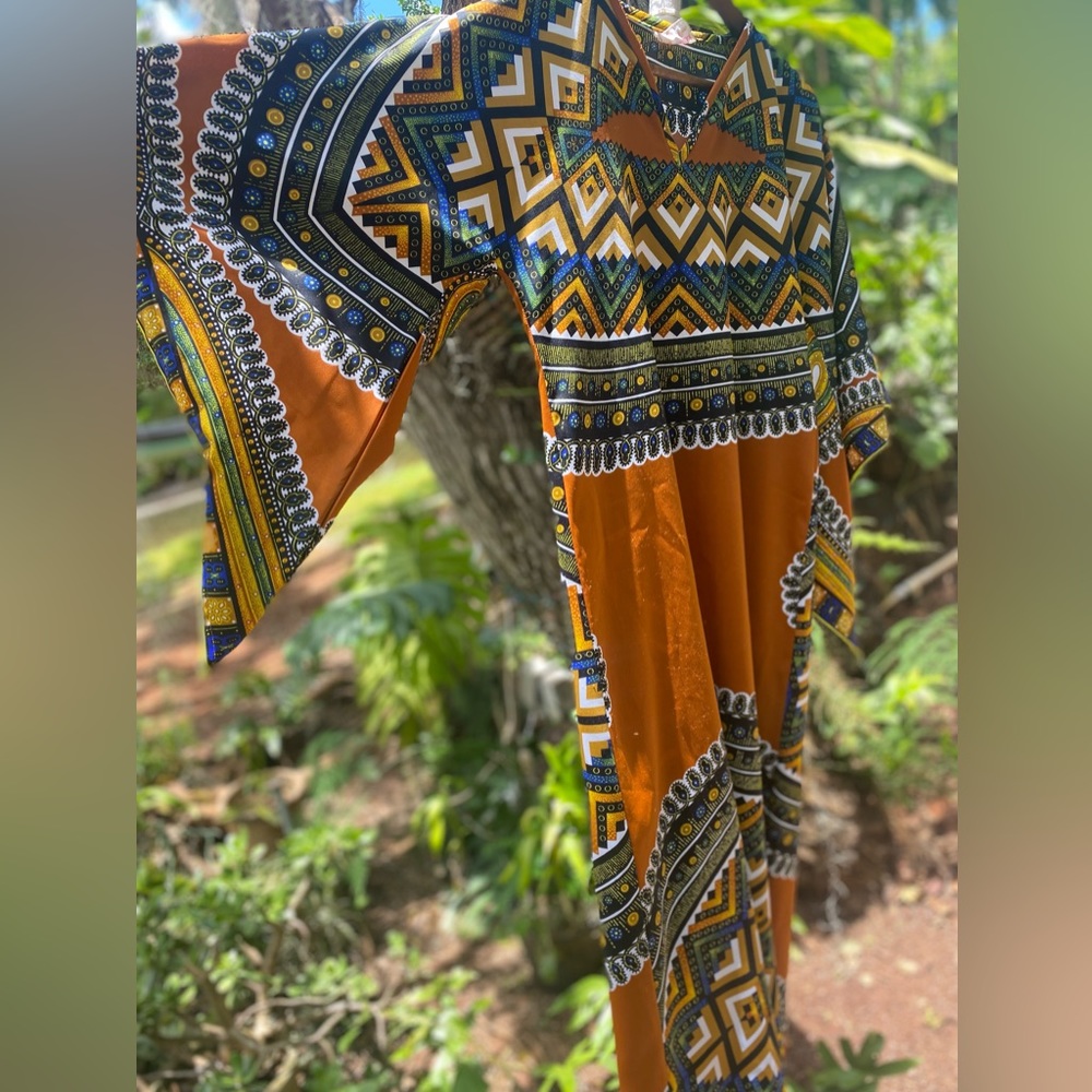 Vintage Polyester Dashiki dress
